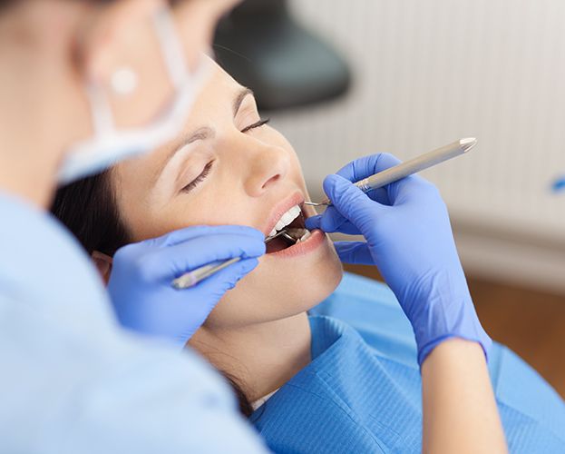 Relaxed patient treated under oral conscious dental sedation